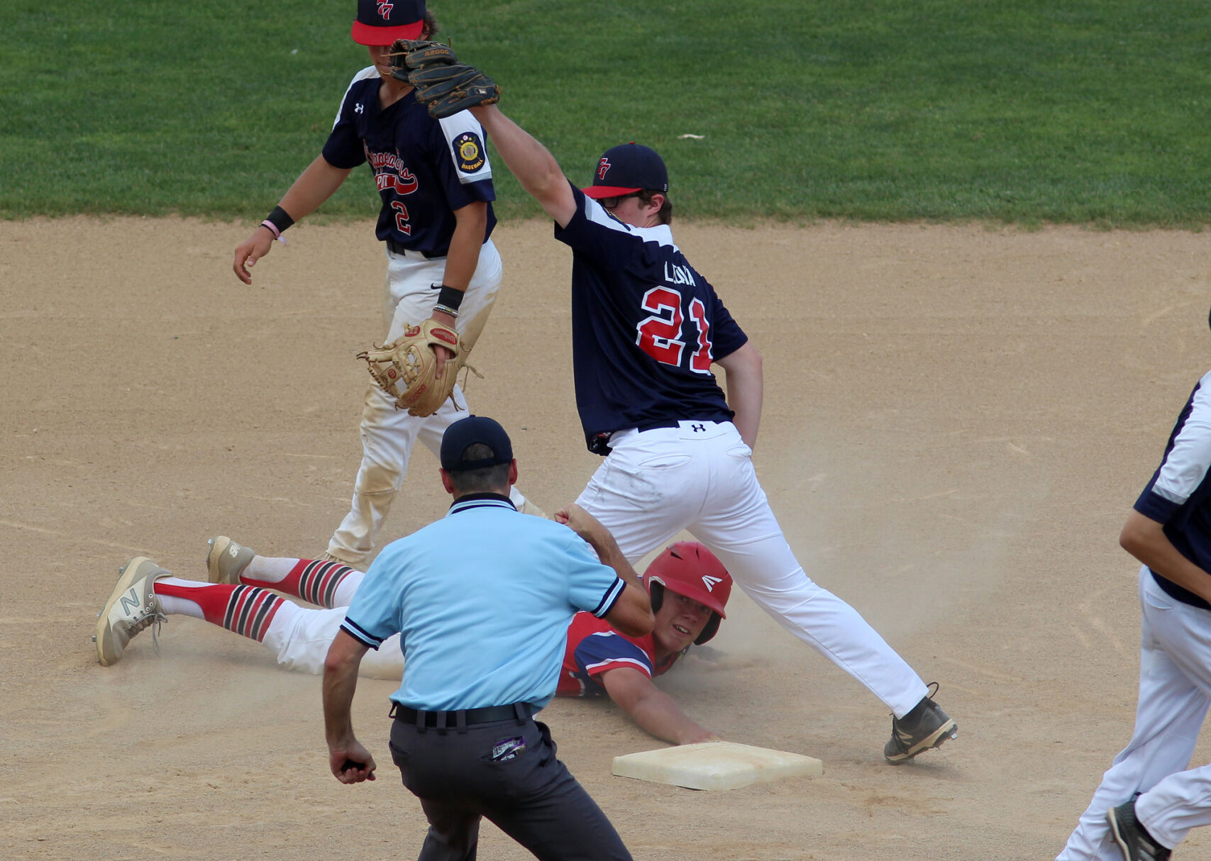 Chippewa Falls Post 77 senior legion baseball vs Superior Post 435 7-19-22